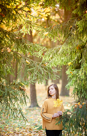 Оля и ее осень | Фотограф Дмитрий Гусалов | foto.by фото.бай