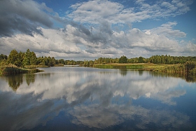 Как небо купалось в озере | Фотограф Александр Удовиченко | foto.by фото.бай