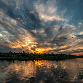 фотограф Вiктар Стрыбук. Фотография "Припятский закат"