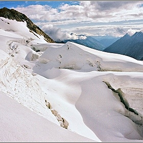 фотограф Виталий Мороз. Фотография "Алтай, вид с ледника "Сковородка""