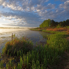 Рассвет у озера | Фотограф Сергей Шляга | foto.by фото.бай