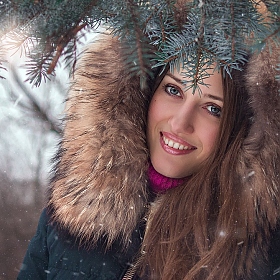фотограф Ирина Олешкевич. Фотография "Зимний портрет"