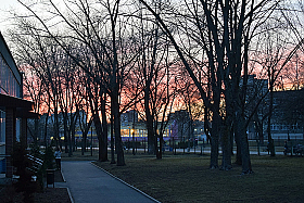 Весна. Закат в городе. | Фотограф Александр Хазанов | foto.by фото.бай