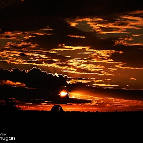 фотограф Gennady Chugan. Фотография "закат за облаками"