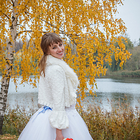 фотограф Михаил Урбанович. Фотография "Невеста и Осень"