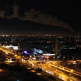 фотограф Владимир Кравчук. Фотография "Ночь над Минском"