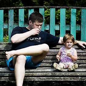 фотограф Максим Прокопович. Фотография "папа с дочкой"
