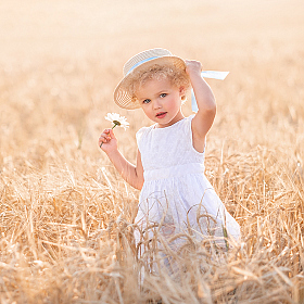 фотограф Алла Светлова. Фотография "Пшеничная девочка"